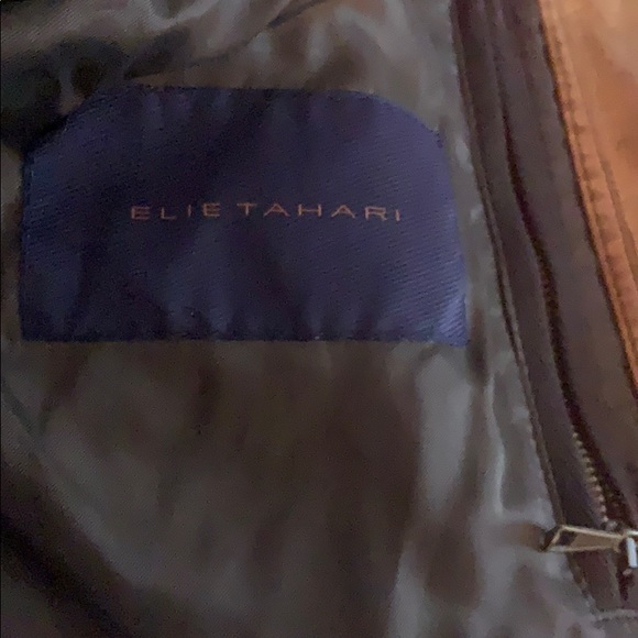 Elie Tahari Leather Jacket - Picture 11 of 13